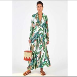 Farm Rio - Forest Palm Maxi Dress